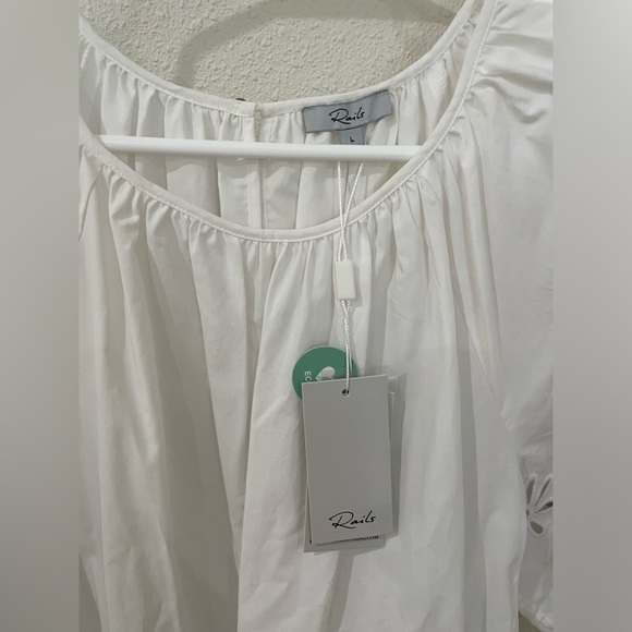 NWT Rails Arielle White Eyelet Dress Size Large - Picture 10 of 12